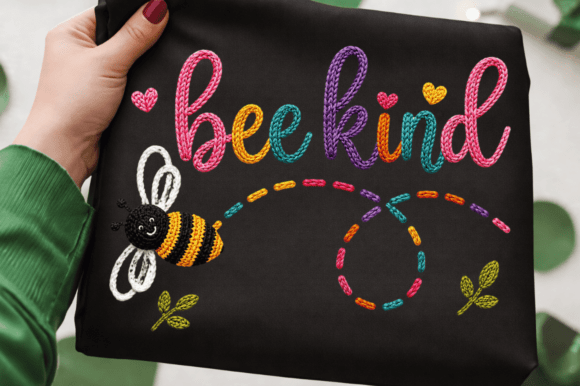 Bee Kind Faux Yarn Inspirational T-Shirt: Elevate Your DIY Apparel Projects