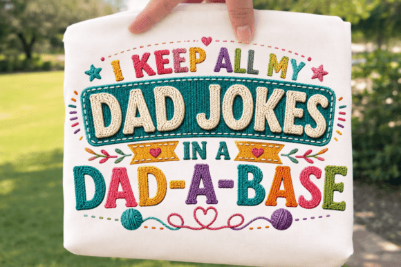 Dad Jokes Faux Yarn T-shirt Png Design: A Guide to High-Quality Sublimation