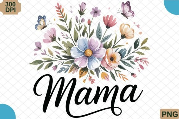 Integrating the Floral Mama Mother’s Day PNG into Your Creative Workflow
