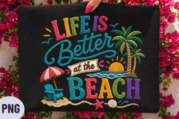 Life Is Better at the Beach PNG Design