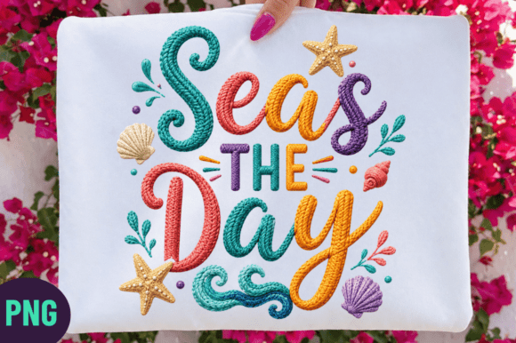Mastering Sublimation Creativity with the Seas the Day Faux Yarn PNG