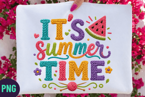 Mastering Summer Time Faux Yarn PNG Sublimation for Professional Results