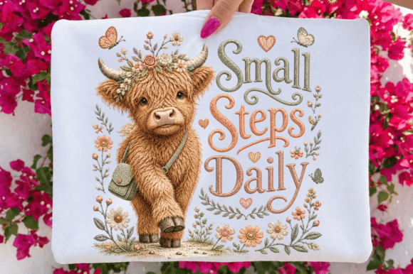 Small Steps Daily PNG T-Shirt Design