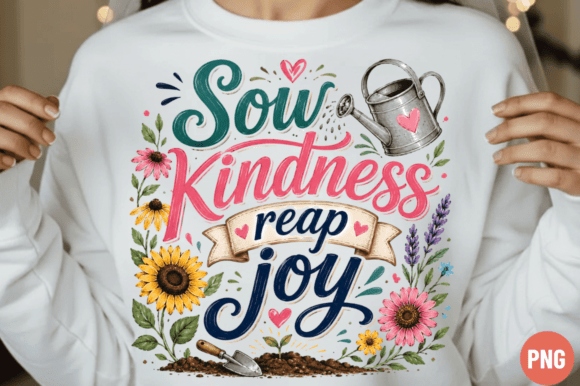 Unleashing Creativity with the Sow Kindness Reap Joy PNG: A Guide to Inspirational Sublimation Design