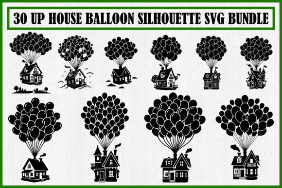 Unlocking Creative Potential: A Guide to the 30 Up House Balloon Silhouette Bundle